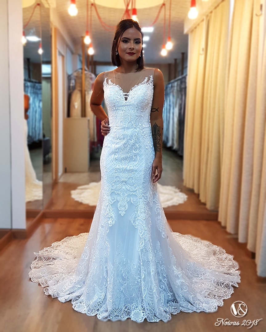 Aluguel de Vestido de Noiva Fascinante - Aluguel e Venda de Vestidos de ...