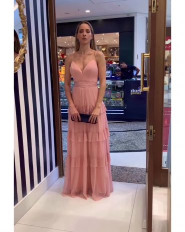 Vestido de Festa Convidada Rosê no Città - Blue Shop