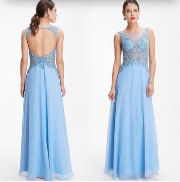 Vestido de Festa Madrinha de Casamento Azul Serenity próximo ao Maracanã - Fino Traje Moda Festa
