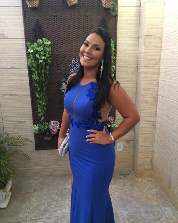 Vestido de Festa Madrinhas Azul próximo à Pavuna para Alugar - Fino Traje Moda Festa
