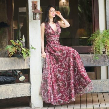 Vestido de Festa Madrinhas Vermelho em Icaraí - Arrazo Fashion