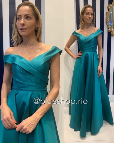 Vestido de Festa Simples Madrinha no Rio Design Barra - Blue Shop