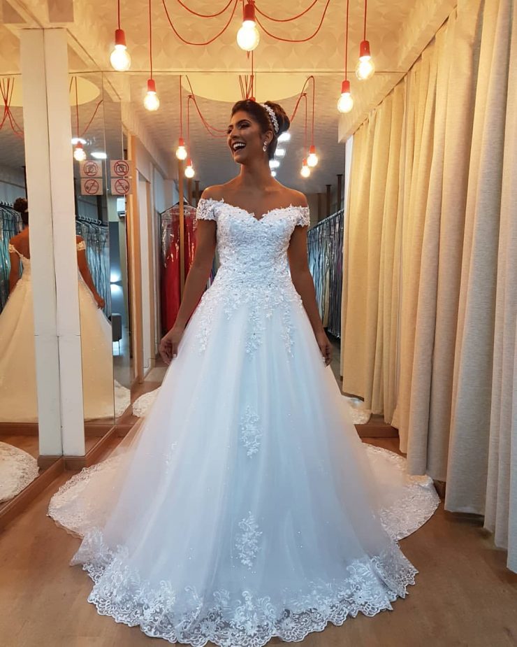 Vestido de Noiva Chique no RJ para Alugar - Arrivee